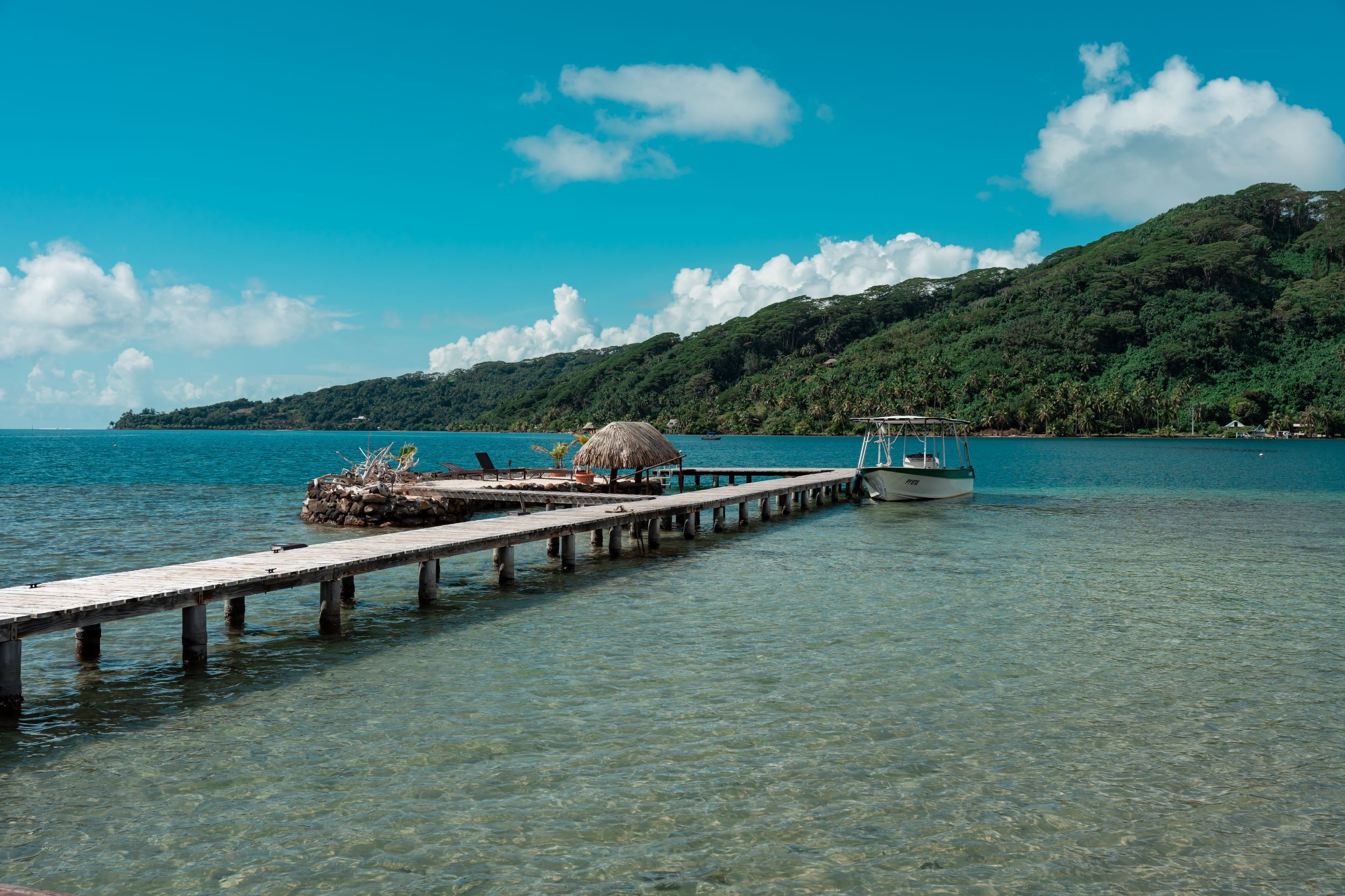 Bungalow/ verbunden mit der Villa in Haamene - TAHAA - Fare AUTE
