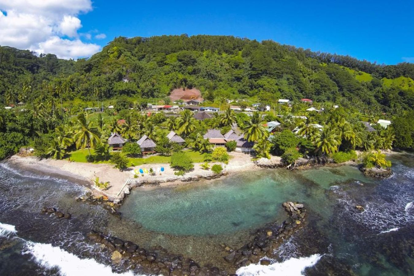 Bungalow/ verbunden mit der Villa in Afaahiti - TAHITI - Ariitea Beach & Pool