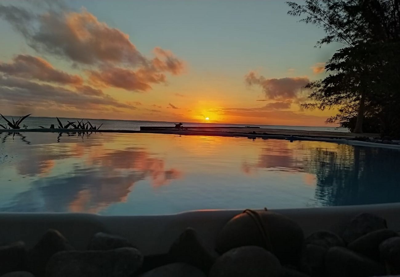Ferienhaus in Haapiti - MOOREA - Teareva Beach House