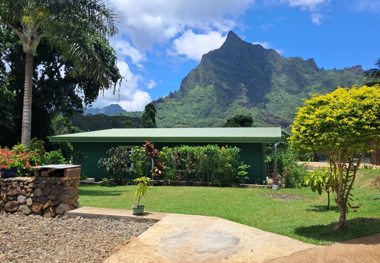 Ferienhaus in Paopao - MOOREA - Paopao Pool Mountain