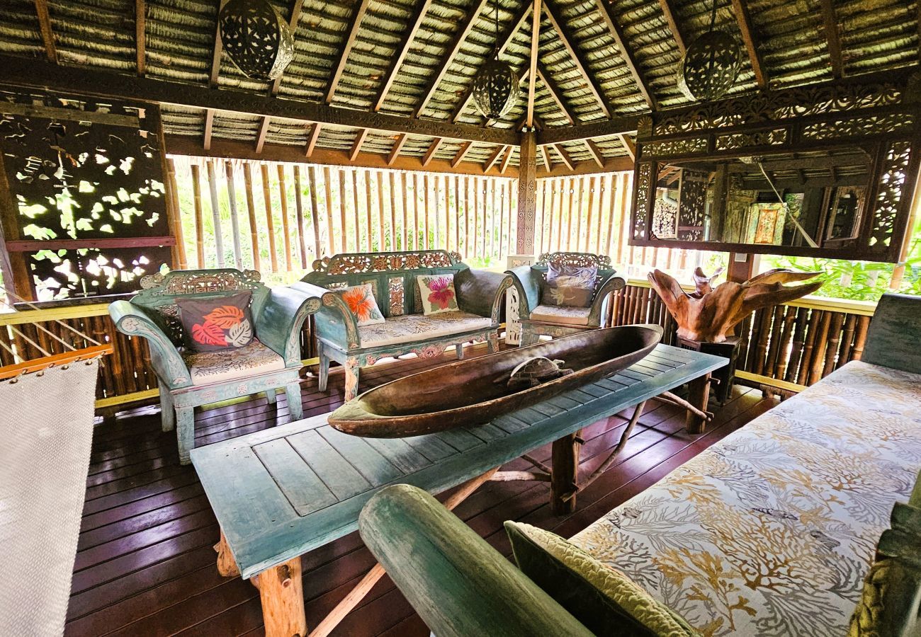 Ferienhaus in Punaauia - TAHITI - Matovai Beach Cottage
