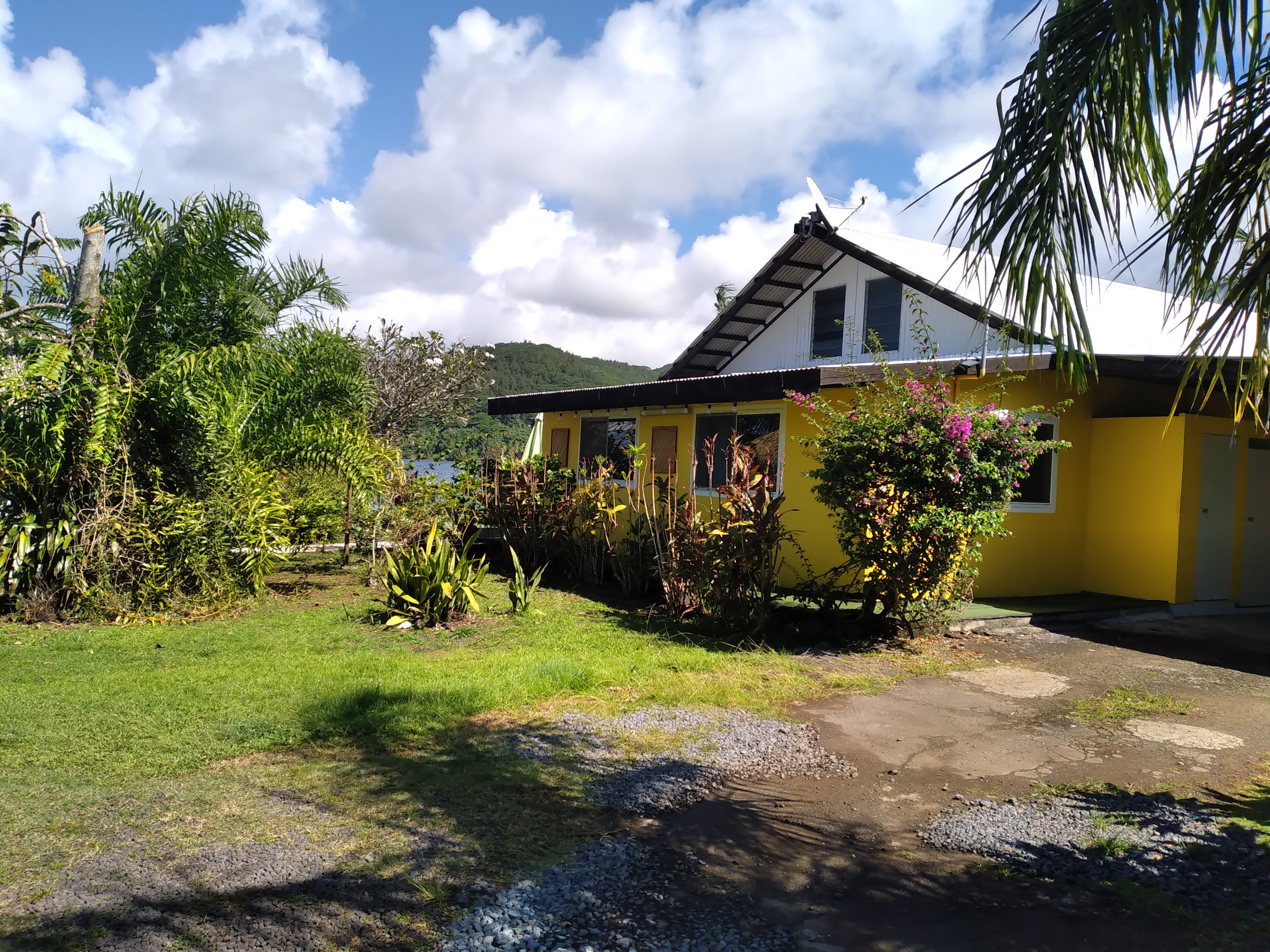 The view of the house 