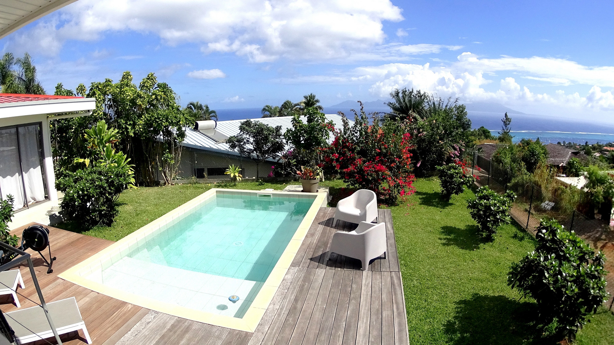 Vista de la piscina 