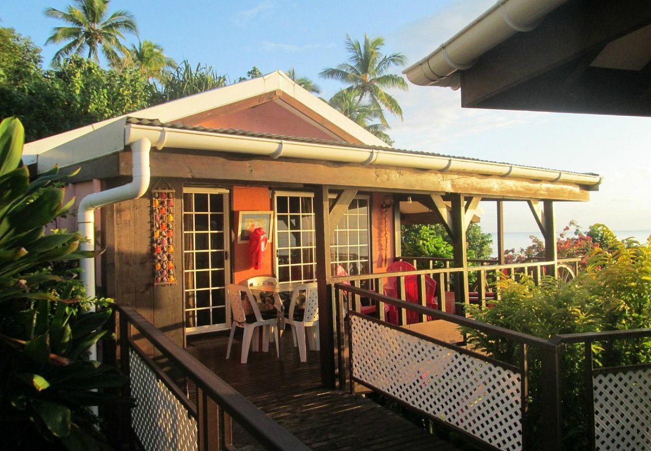La vista dal bungalow