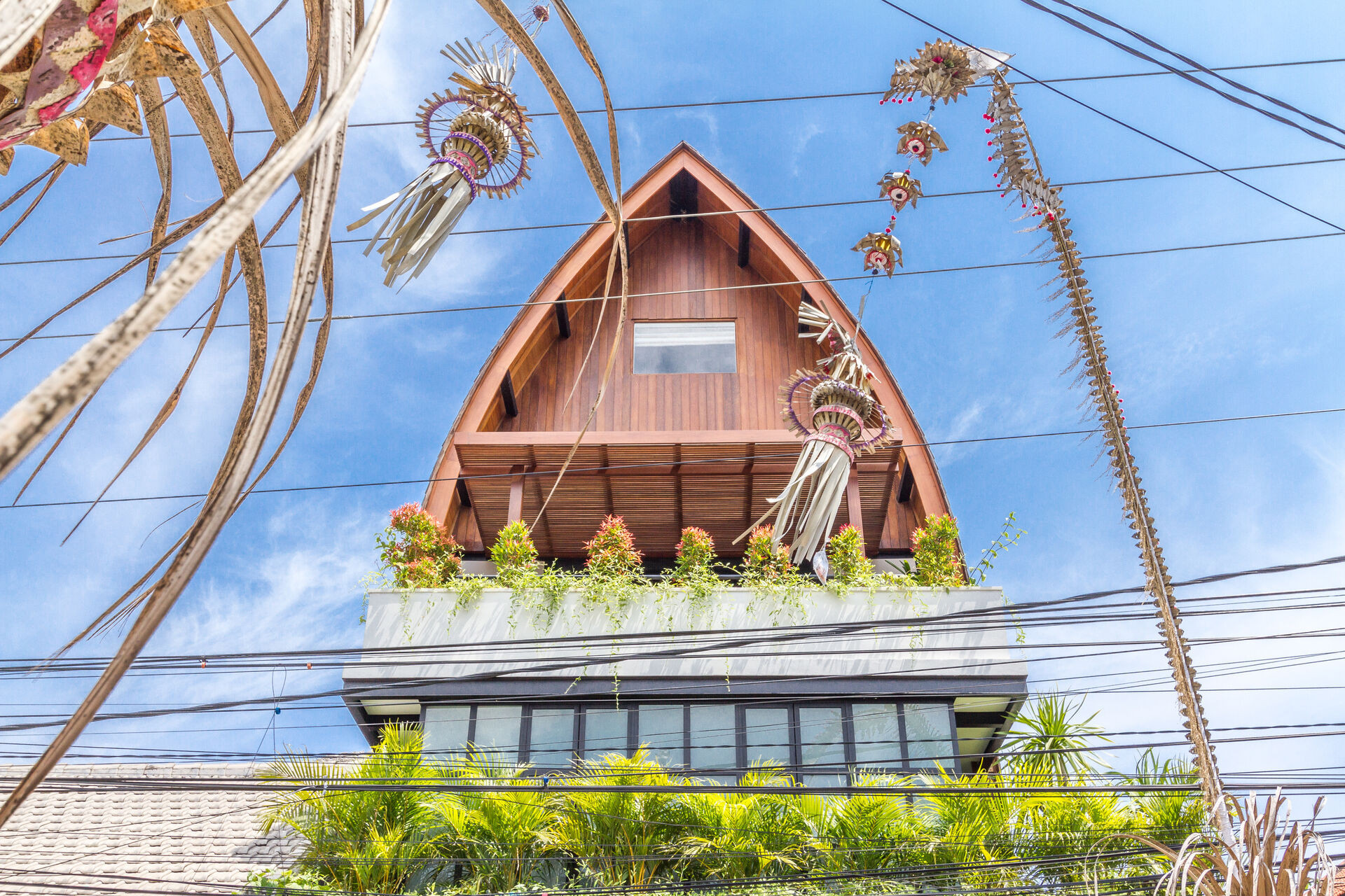 La vue sur l'immeuble du studio 