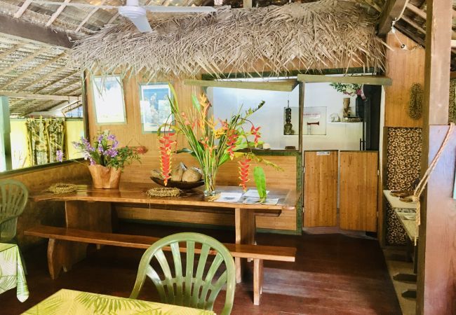 Rent by room in Fare - HUAHINE - Bungalow Napoleon Rent by room in Fare - HUAHINE - Bungalow Napoleon